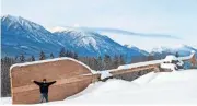  ?? TNS ?? The World’s Largest Paddle near Golden is one of several roadside attraction­s along the Powder Highway.