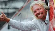  ??  ?? On the gravy train: Sir Richard Branson