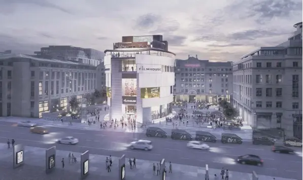  ??  ?? 0 The new Filmhouse will be built in Edinburgh’s Festival Square if it gets planning permission