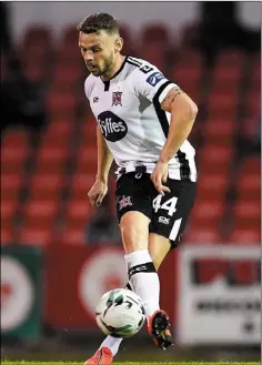  ??  ?? Andy Boyle is loving life at Dundalk.