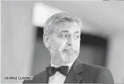  ??  ?? GEORGE CLOONEY