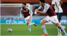  ??  ?? Douglas Luiz in action against Tottenham last month. Photograph: Neville Williams/Aston Villa FC/Getty Images