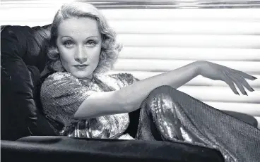  ?? [PHOTO BY GEORGE HURRELL/PROVIDED BY MICHAEL HADLEY EPSTEIN AND SCOTT EDWARD SCHWIMER] ?? Marlene Dietrich is pictured in 1937.