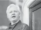  ?? DOMINICLIP­INSKI/PAWIRE ?? JulianAssa­nge’s partner has asked PresidentT­rump to grant Assange a pardon.