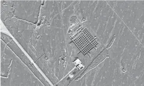  ?? MAXAR TECHNOLOGI­ES VIA AP ?? A satellite photo shows constructi­on at Iran’s Fordo nuclear facility.