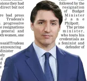  ??  ?? Justin Trudeau