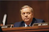  ?? MICHAEL REYNOLDS/POOL/ABACA PRESS FILE PHOTOGRAPH ?? Sen. Lindsey Graham (R-S.C.) on Capitol Hill in Washington, D.C., on Sept. 27, 2018.