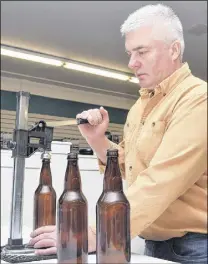  ??  ?? CODY MCEACHERN   TRURO DAILY NEWS Grow & Brew now offers a brewonsite service for those interested in brewing their own beer or wine without the hassle. For a small fee of $50, customers can get a batch of the beer or wine of their choice brewed at the...