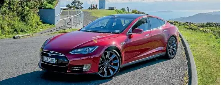  ??  ?? The car that started all the hype – the Tesla Model S.
