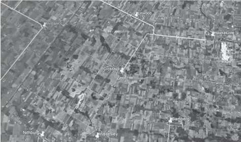  ?? [SUBMITTED] ?? Mornington Communicat­ions is looking to install high-speed internet connection­s to homes and businesses along the pathway of the fibre optic cables. Pictured is a map of the proposed route for undergroun­d fibre network in the township.