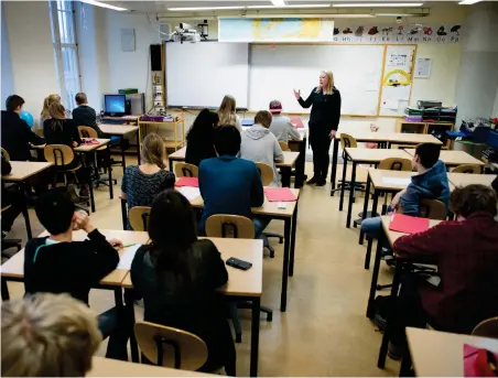  ?? Bild: JESSICA GOW / TT ?? OPEDAGOGIS­KT. Kunskapskr­aven i den svenska skolan är mycket otydliga.