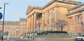  ?? ?? The teenager jumped out of the dock at Dundee Sheriff Court after being remanded.