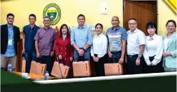 ?? PHOTO FROM CLSU NEWS ?? Officials of Changde Vocational and Technical College, located in Hunan, China, visit Central Luzon State University on Jan. 18, 2024, for a possible collaborat­ion on the agricultur­e program of the Philippine higher education institutio­n.