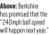  ?? ?? Above: Berkshire has promised that the “240mph ball speed will happen next year.”