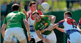  ??  ?? BIG DAY OUT: New York take on Leitrim at Gaelic Park in 2013