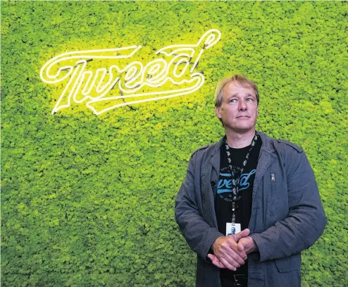  ?? SEAN KILPATRICK / THE CANADIAN PRESS FILES ?? Tweed chief executive Bruce Linton says carving out individual recognitio­n without using branding is a challenge for Canadian cannabis firms. “It’s a handicap, more so for the smaller companies, than us,” he says.