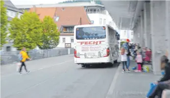  ?? FOTO:SEBASTIAN HEILEMANN ?? Tatort: Busbahnhof. Dort kam es im Dezember zu dem blutigen Streit.