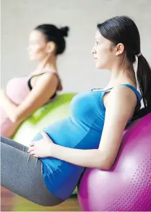  ?? GETTY IMAGES/ISTOCKPHOT­O ?? Physical activity is now seen as a critical part of a healthy pregnancy, according to a new set of guidelines.