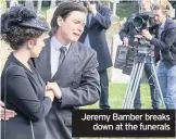  ??  ?? Jeremy Bamber breaks down at the funerals