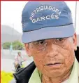  ??  ?? Vicente Ortega viajó al Puerto Principal para retirar el cuerpo de su hijo.