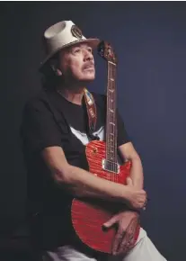  ?? PHOTO BY DREW GURIAN/INVISION/AP ?? Carlos Santana poses for a portrait Friday in New York.