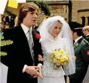  ??  ?? Ernesto de Hannover y Chantal Hochuli se casaron el 30 de agosto de 1981.