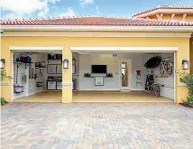  ??  ?? A tidy, clutter-free garage is a joy to behold.