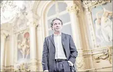  ?? — AFP photo ?? Dudamel poses during a photo session at the opera Garnier in Paris.