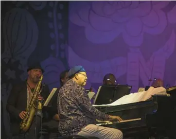  ?? NIC COURY/ MONTEREY JAZZ ?? Pianist Chucho Valdés performs at the Monterey Jazz Festival.