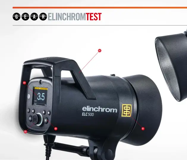  ??  ?? Elinchrom’s new charcoal colour scheme is a change for the better