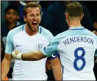  ??  ?? Harry Kane’s goals saw England seal their World Cup 2018 spot