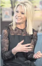  ??  ?? Alex on This Morning. She says comments about her haunted home were misconstru­ed