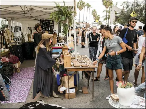  ?? Courtesy photo ?? The Abbott Kinney Festival will feature over 350 vendors, eclectic boutiques, artisan eateries, food trucks and more.