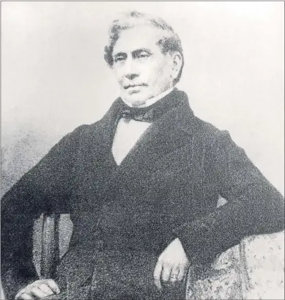  ??  ?? The true gender of Dr James Barry – pictured here in the late 1840s – was only discovered after she died