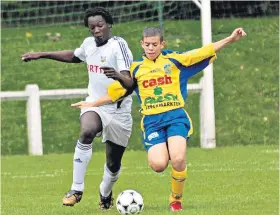  ??  ?? Growing pains: Romelu Lukaku (above) aged six with his first club Ropel Boom and (right) as a 13-year-old at Anderlecht, where his physique prompted suspicions that he was playing below his age group