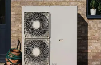  ?? ?? George recommends investing in an air source heat pump. Photo: Alamy/PA