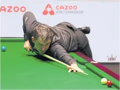  ?? REUTERS ?? Ronnie O’Sullivan in action during his match against Jackson Page.