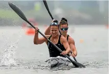  ?? PHOTO: PHOTOSPORT ?? Lisa Carrington’s doubles partner Caitlin Ryan is out to test the Olympic champion in singles racing at the national championsh­ips.