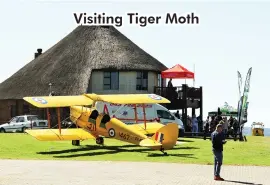  ??  ?? Visiting Tiger Moth
