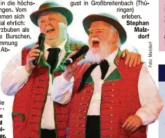  ??  ?? Wolfgang Schwalm (64, l.) und Wilfried Gliem (72) - die be den sind wie Brüde