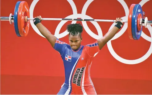  ?? FE ?? Crismery Santana es una de las integrante­s de la selección que llevan a cabo un programa de entrenamie­nto para este ciclo olímpico.