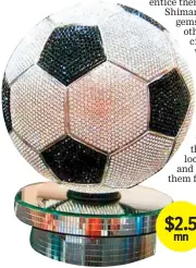 The Most Expensive Soccer Ball Made out of Diamonds 