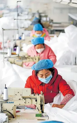  ?? [ APA ] ?? Nur in 30 Prozent aller chinesisch­en Klein- und Mittelbetr­iebe wird gearbeitet.