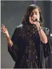  ?? Hindi Zahra during a previous performanc­e. ??