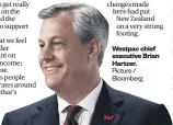  ?? Picture / Bloomberg ?? Westpac chief executive Brian Hartzer.