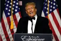  ?? AP PHOTO ?? MAKING AMERICA GRATE AGAIN
Former United States president Donald Trump speaks during an event at his Mar-a-Lago estate in Palm Beach, Florida on Nov. 18, 2022.