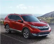  ?? HONDA ?? The CR-V features a stylish new body, more storage, a higher-quality interior and a boost in technology.