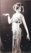  ??  ?? Maud Allan as Salome, greeted by “a hurricane of applause” at the Hippodrome