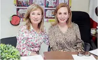  ?? ?? ▮ La regidora Rosa Dina Rotuno y la directora de Educación, Gladys Villarreal, han trabajado de manera coordinada con el único fin de apoyar a la comunidad estudianti­l, desde ofrecer las mejores condicione­s de estudio hasta la vinculació­n con universida­des y escuelas técnicas.