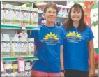  ?? BEA AHBECK/ NEWS-SENTINEL ?? Sheri’s Sonshine Nutrition’s owner Sheri Didreckson and manager Alyce Regalia pose for an image at the Lodi store on Wednesday.